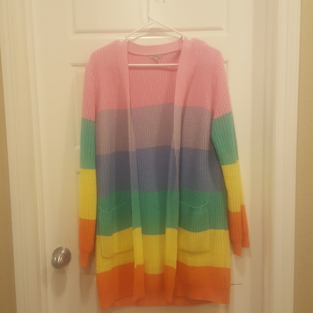 Adorable long boyfriend cardigan size medium